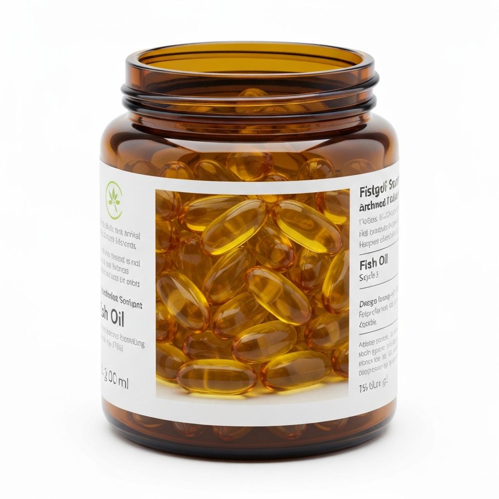 Omega-3 Fish Oil Softgel Jar